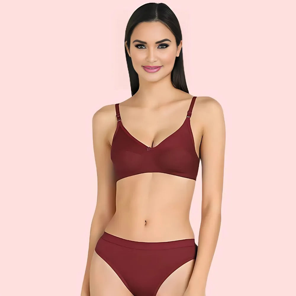 Cotton Cloud Comfort Bra Set – 3-Pack