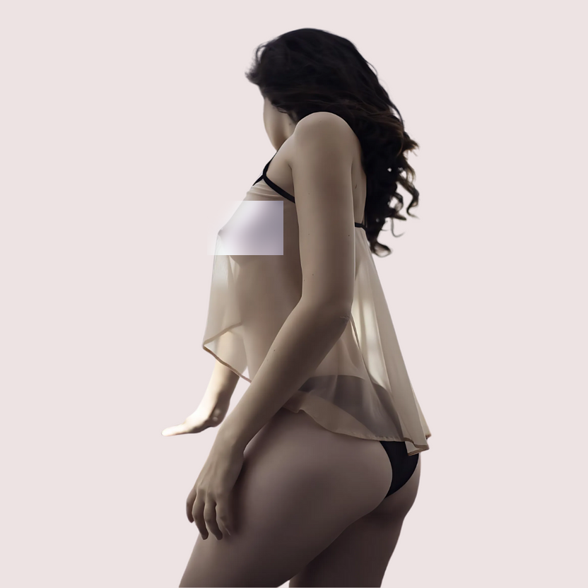 Noir Desire See-Through Cami