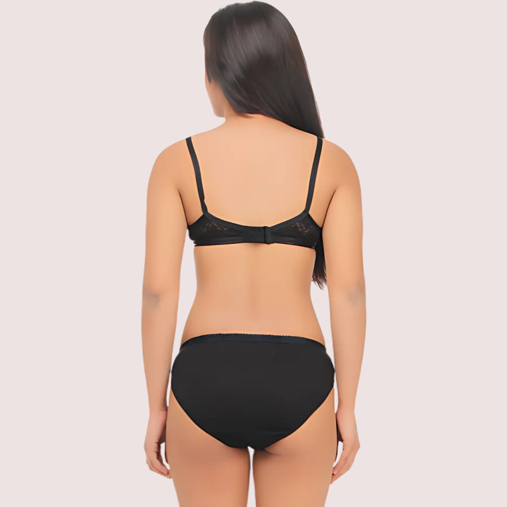 Black Absolute Everyday Bra Panty Set
